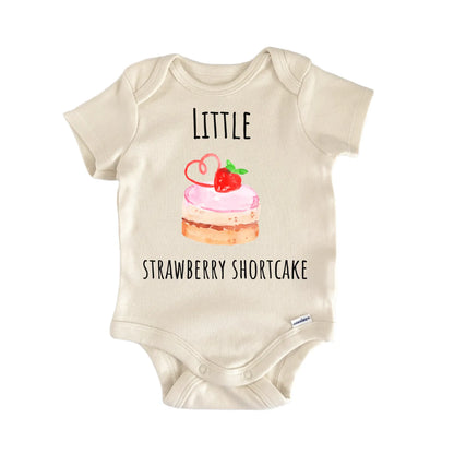 Strawberry Shortcake Cake Dessert Foodie Baby Gift Baby Bodysuit