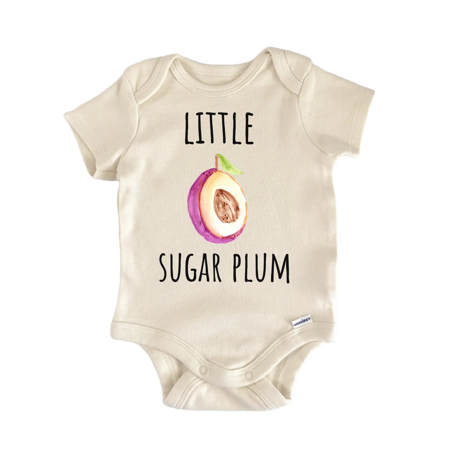 Sugar Plum Fruit Foodie Baby Gift Baby Bodysuit