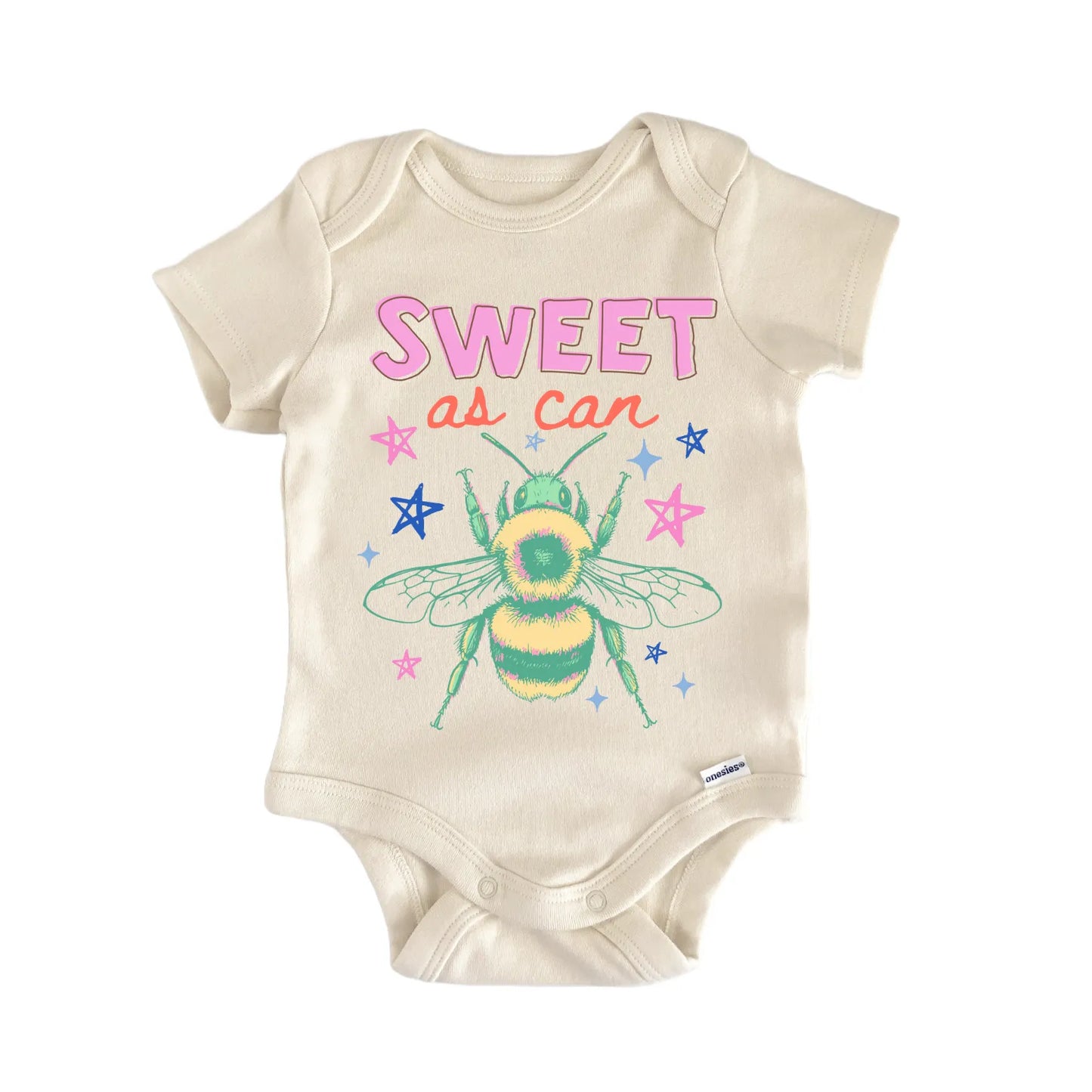 Summer Sweet Bee Insect Baby Gift Baby Bodysuit