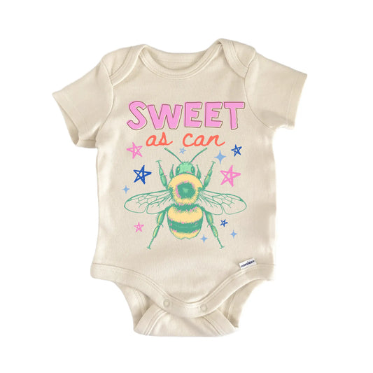 Summer Sweet Bee Insect Baby Gift Baby Bodysuit