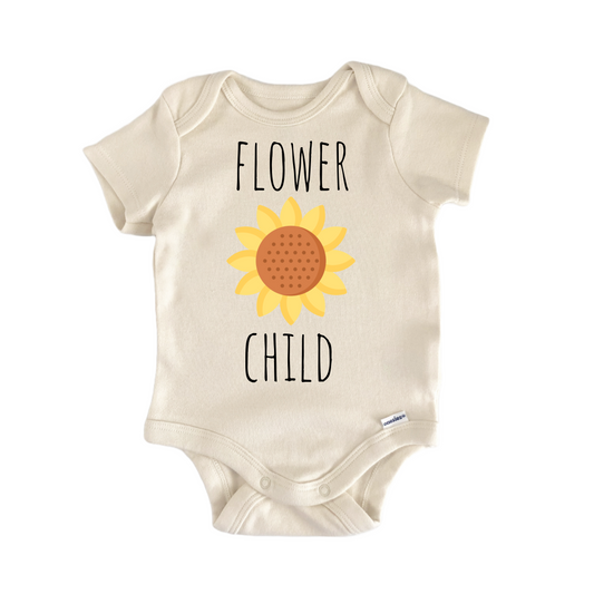 Sunflower Flower Plant Newborn Baby Onesie® Bodysuit