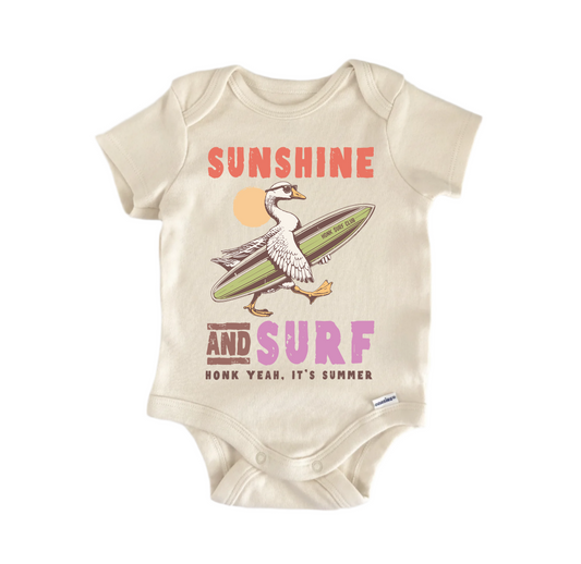 Sunshine Surf Summer Newborn Baby Onesie® Onesie®