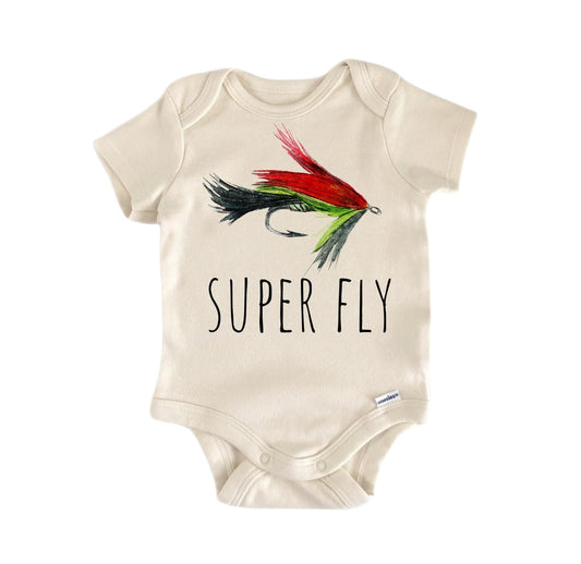 Super Fly Fishing Newborn Baby Onesie® Onesie®