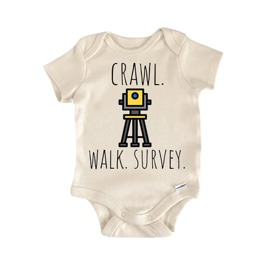 Surveyor Survey Newborn Baby Onesie® Onesie®