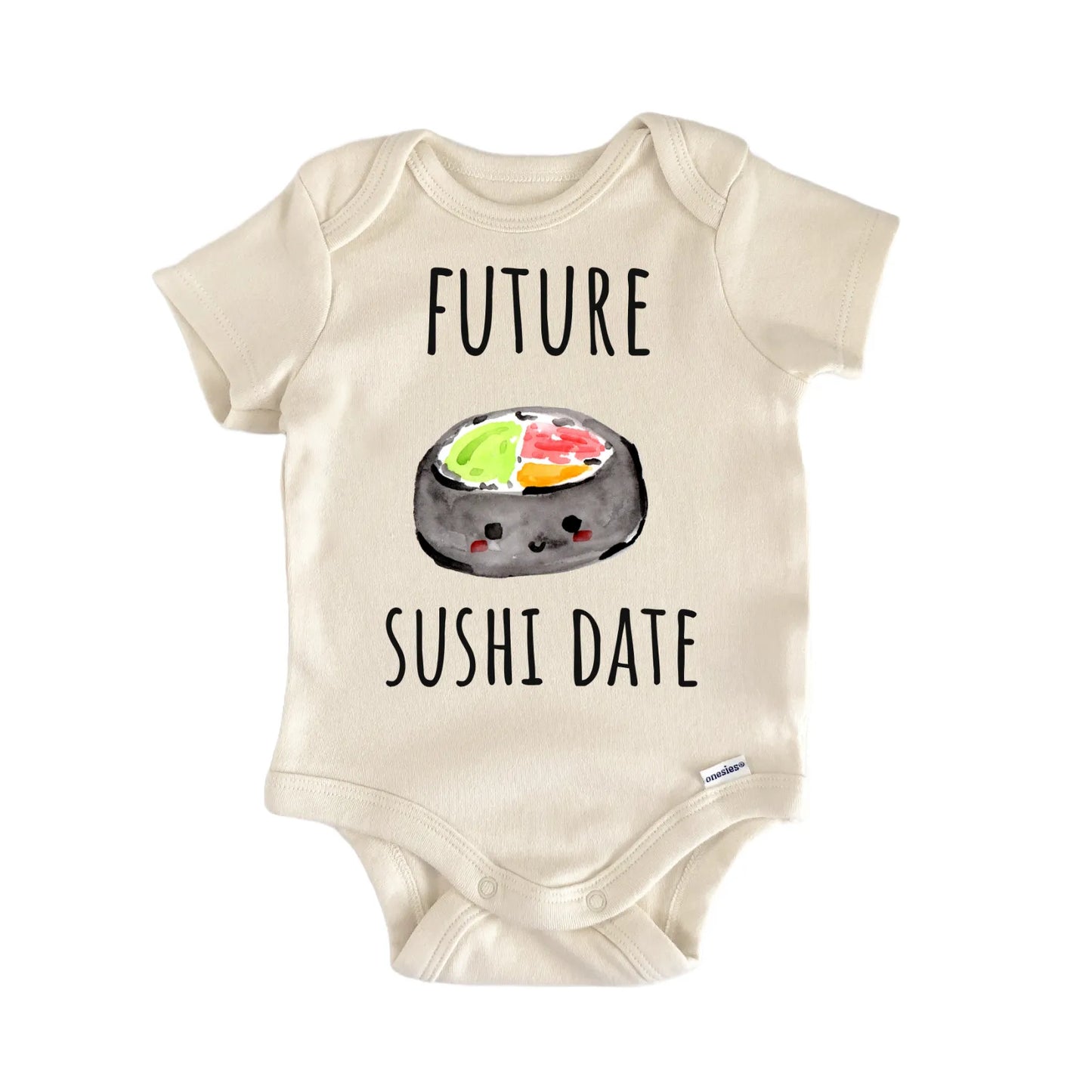 Sushi Date Seafood Foodie Infant Gift Baby Bodysuit