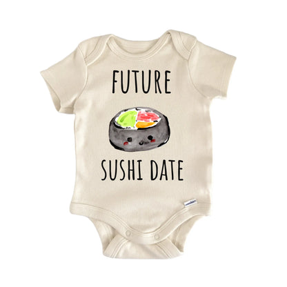 Sushi Date Seafood Foodie Infant Gift Baby Bodysuit