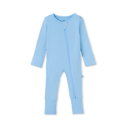 Convertible Footie Pajamas in Blue Bell