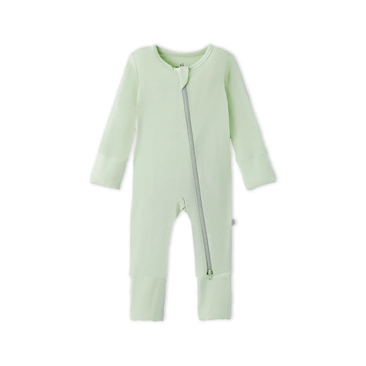 Convertible Footie Pajamas in Sage Green