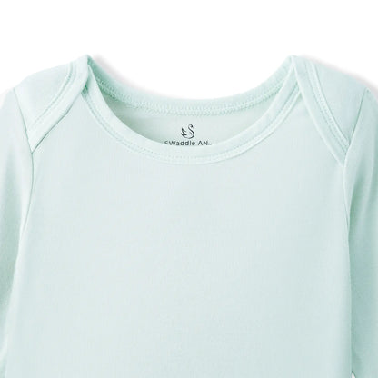 Long Sleeve Baby Bodysuit in Mint