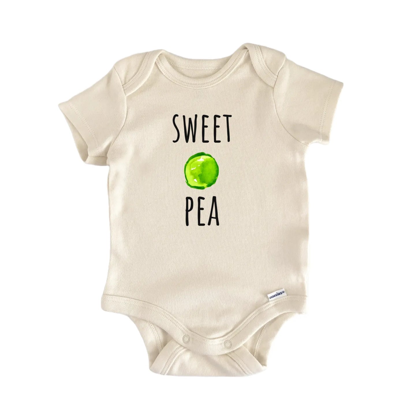 Sweet Pea Foodie Vegetable Infant Gift Baby Bodysuit