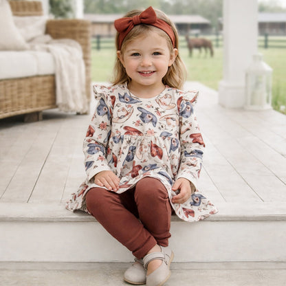 Wildflower Rodeo Cowgirl Set- Bamboo Top & Cotton Pants