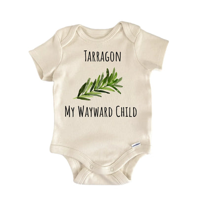 Tarragon Herb Spice Cooking Garden Infant Gift Baby Bodysuit
