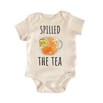Tea Beverage Pregnancy Surprise Reveal Newborn Gift Baby Bodysuit
