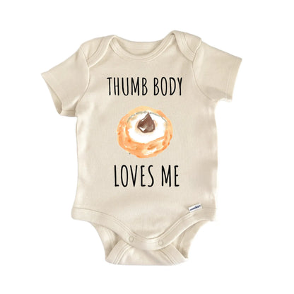 Thumbprint Cookie Bakery Baby Gift Baby Bodysuit