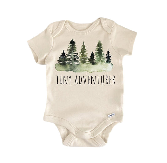 Tiny Adventurer Forrest Newborn Baby Onesie® Onesie®