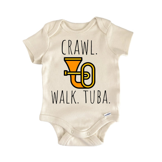 Tuba Brass Instrument Newborn Baby Onesie® Onesie®
