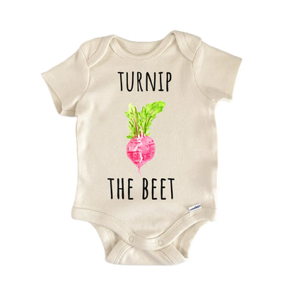 Turnip Beet Vegetable Vegan Foodie Baby Gift Baby Bodysuit
