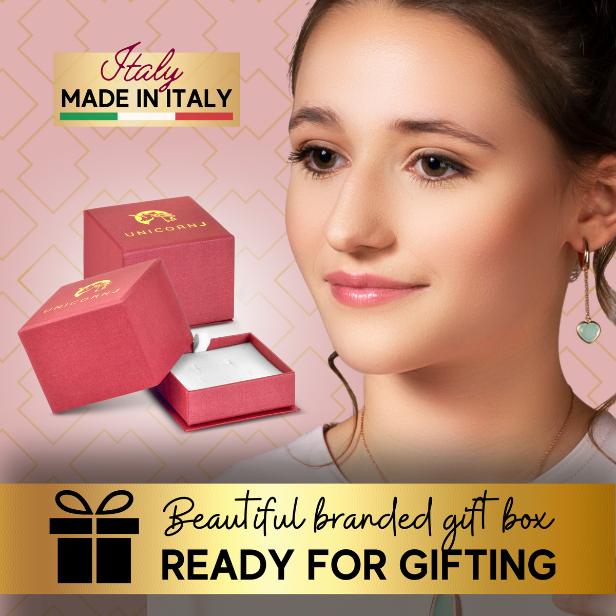 14k Solid Gold ID Bracelet with Figaro Chain for Children Personalized Engraved Name Plate Gift for Girls and Boys Made in Italy