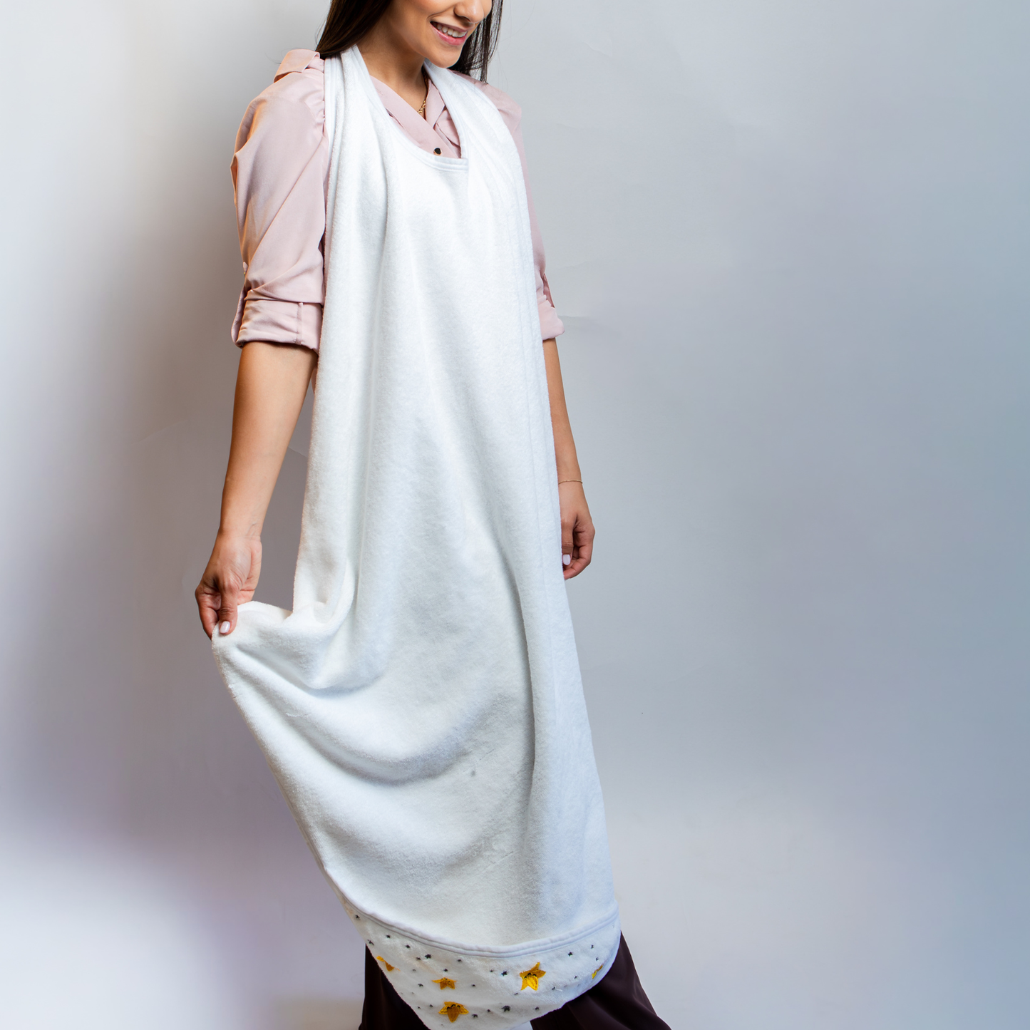 Terry Hooded Towel With Apron