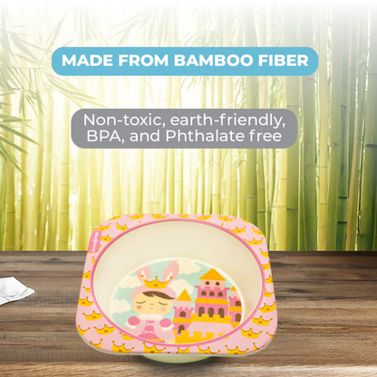 Bamboo Fiber Kids Square Bowl – Metoo Design | Primo Passi