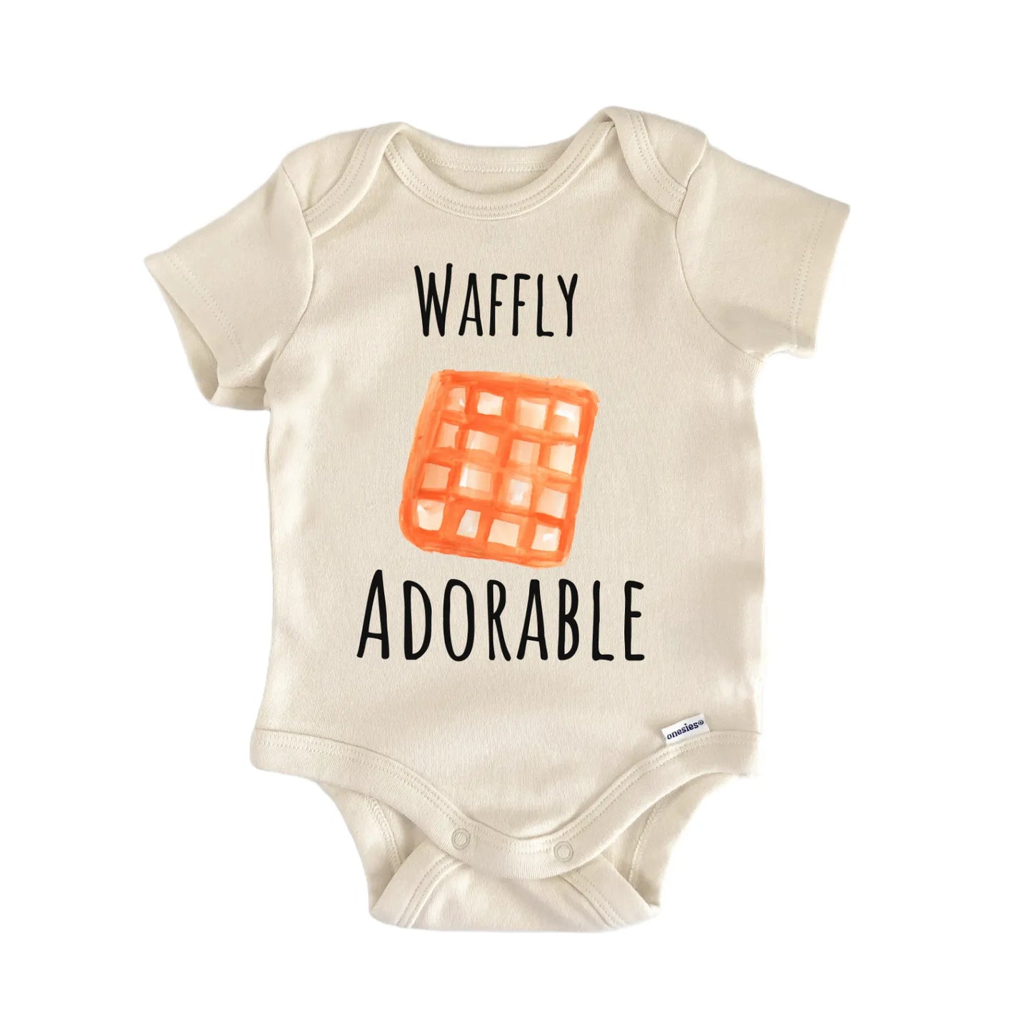 Waffle Adorable Brunch Breakfast Belgian Baby Gift Baby Bodysuit