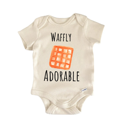 Waffle Adorable Brunch Breakfast Belgian Baby Gift Baby Bodysuit