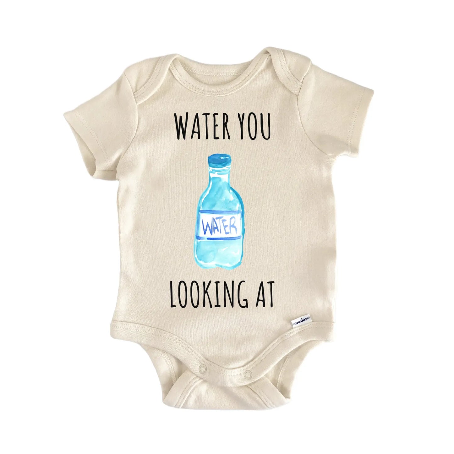 Water Beverage Drink Foodie Baby Gift Baby Bodysuit
