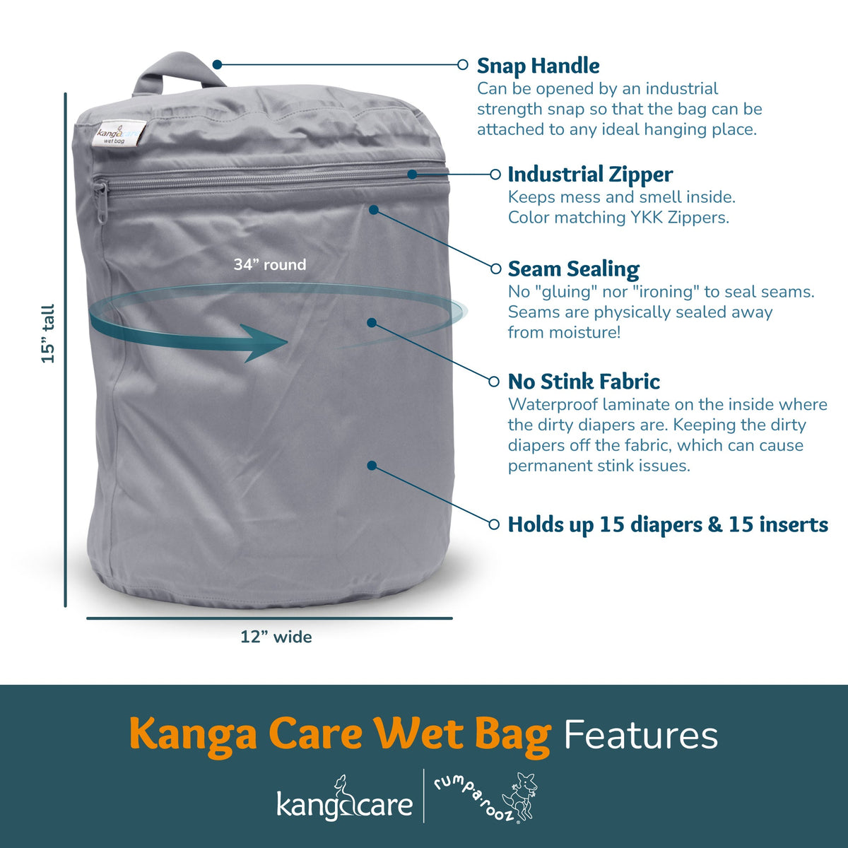 Kanga Care Wet Bag - Lava