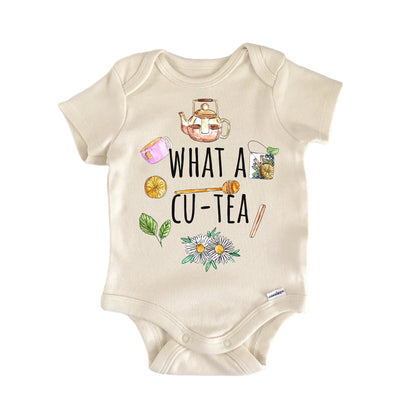 What A Cutie Tea Lover Coffee Honey Baby Gift Baby Bodysuit