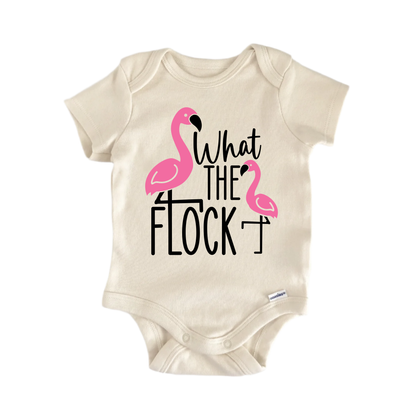 What Flock Flamingo Newborn Baby Onesie® Onesie®