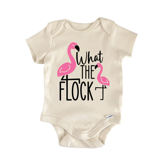 What Flock Flamingo Newborn Baby Onesie® Onesie®