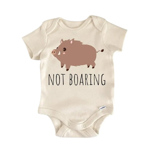 Wild Boar Hunting Pig Newborn Baby Onesie® Onesie®