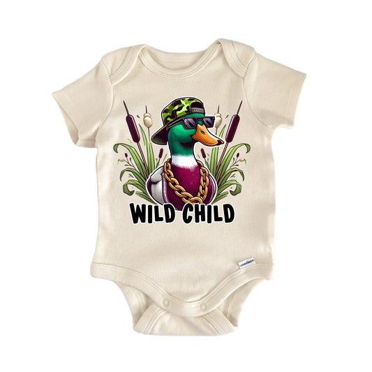 Wild Child Duck Hunting Newborn Baby Onesie® Onesie®