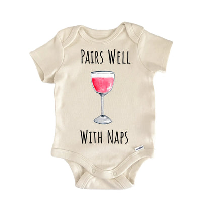 Wine Grapes Vineyard Pairing Baby Gift Baby Bodysuit