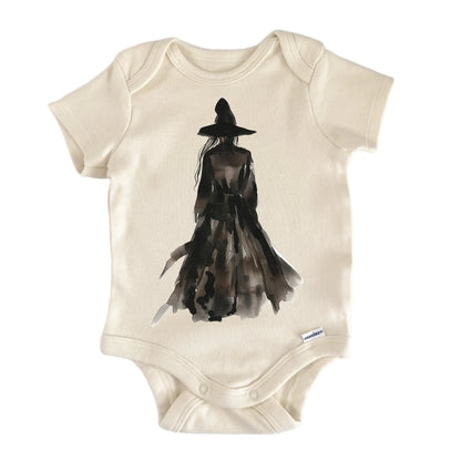 Witch Halloween Black Newborn Baby Onesie® Onesie®