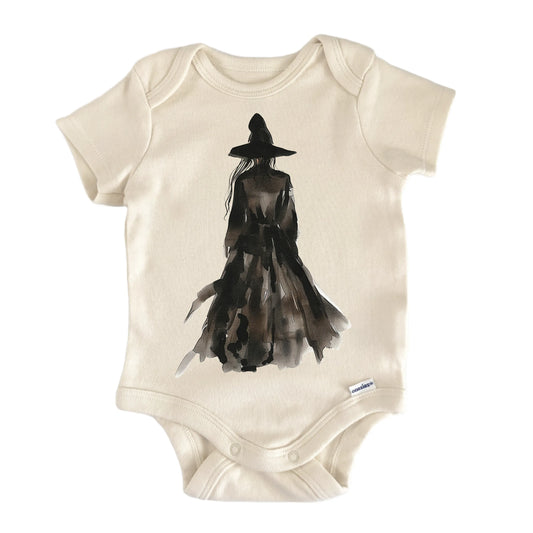 Witch Halloween Black Newborn Baby Onesie® Onesie®