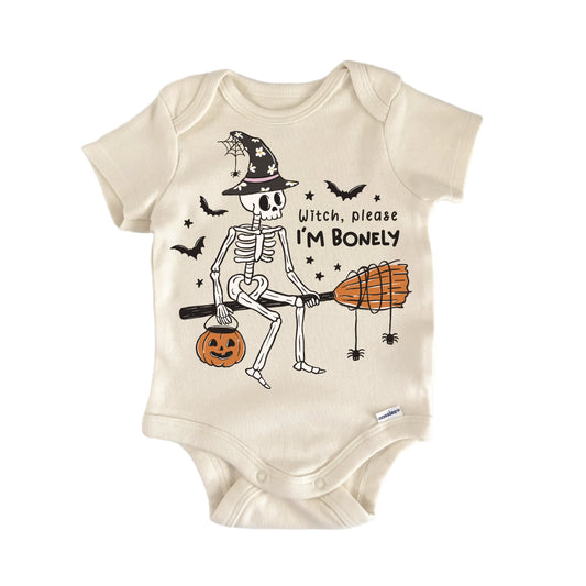 Witch Please Skeleton Newborn Baby Onesie® Onesie®