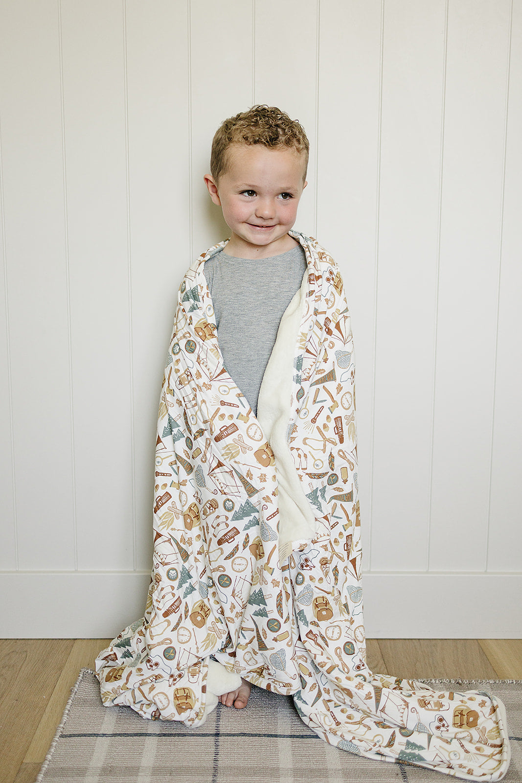 Camping Trip Bamboo Fleece Quilt