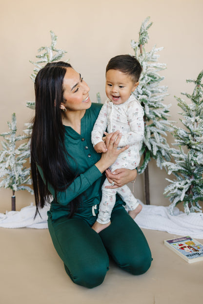 Santa Paws Bamboo Zippy Pajamas