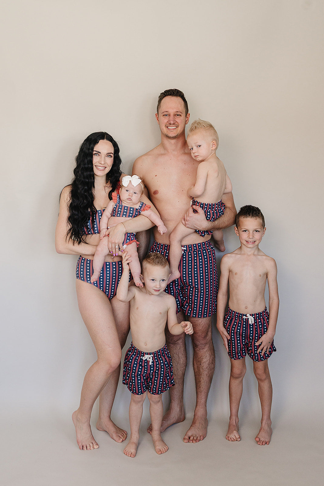 Americana Ruffle Bikini Set