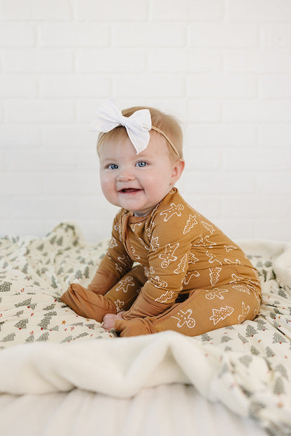 Gingerbread Bamboo Zipper