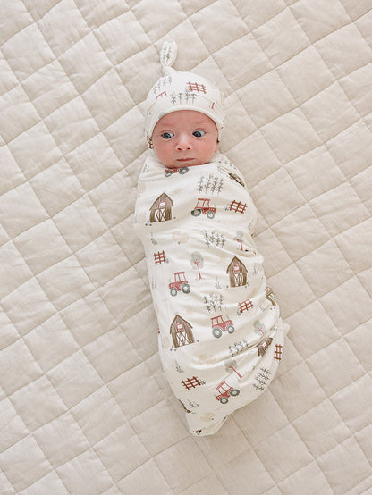 Farmhouse Bamboo Stretch Swaddle