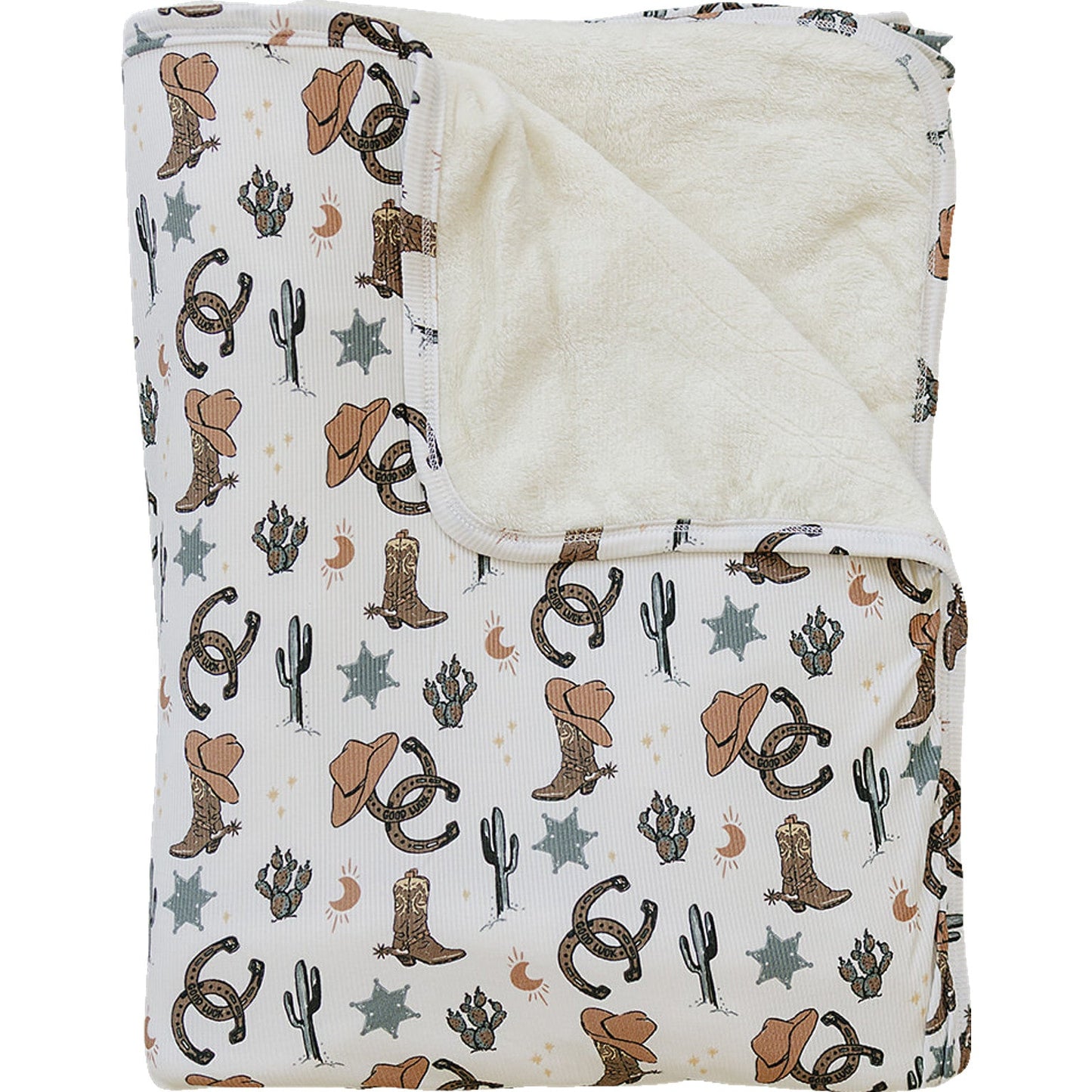 Outlaw Cowboy Bamboo Fleece Quilt