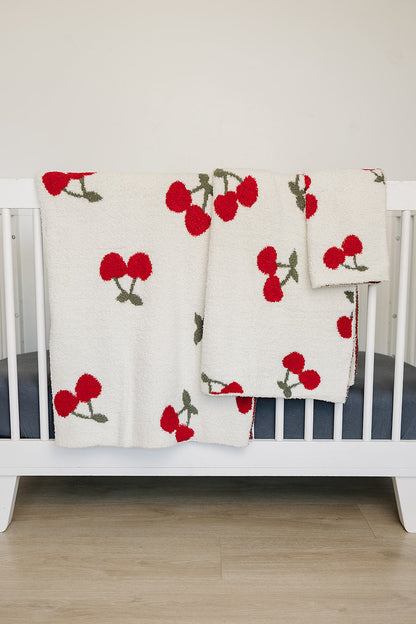 Cherry Plush Blanket