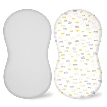 Baby Cradle Fitted Sheet Elastic Printing Baby Caring Table Changing Cover