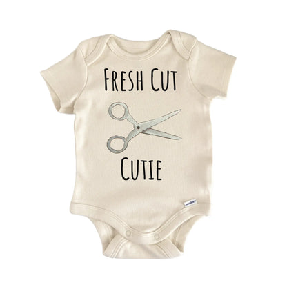 Hairdresser Barber Haircut Scissors Baby Gift Baby Bodysuit