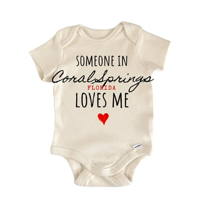 Coral Springs Florida Baby Gift Baby Bodysuit