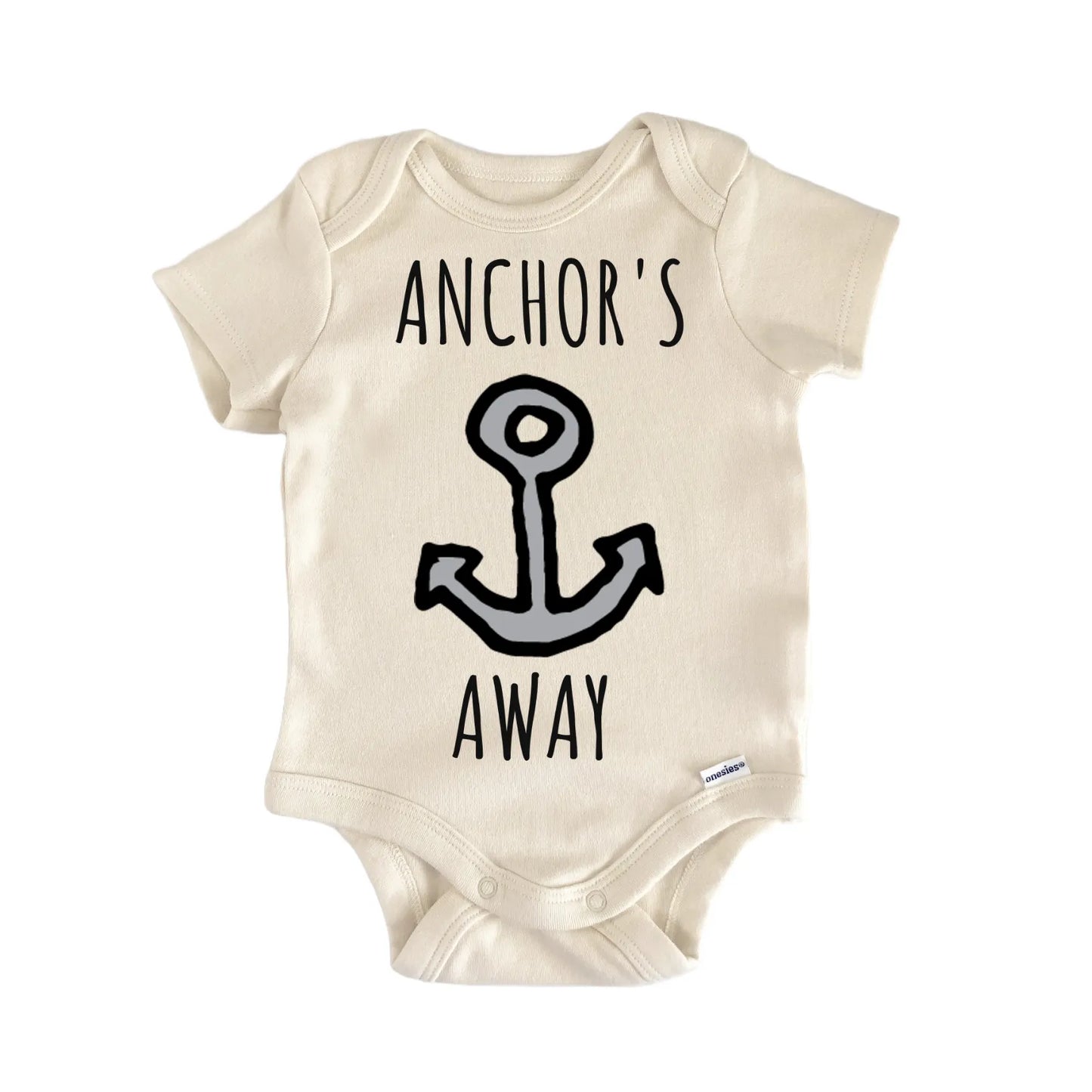 Nautical Anchor Boat Boating Sailor Baby Gift Baby Bodysuit