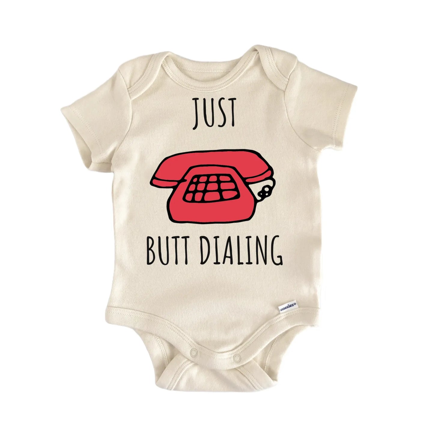 Telecommunications Phone Call Butt Dialing Infant Gift Baby Bodysuit