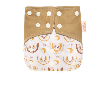Western Style Digital Printing Bamboo Charcoal Diapers